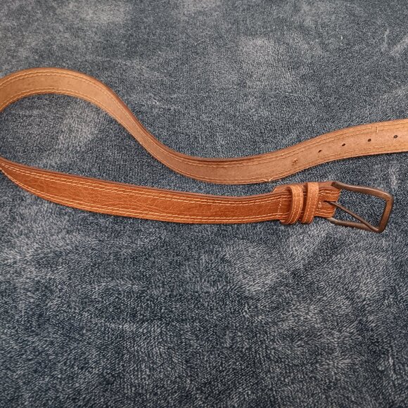 Haband Handmade in USA Leather Belt - Picture 1 of 9